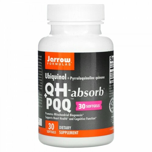  Jarrow Formulas Ubiquinol, QH-Absorb + PQQ 30   (Jarrow Formulas)   -     , -, 