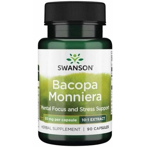  Swanson Bacopa Monniera 10:1 Extract (  -  10:1) 50  90    -     , -, 