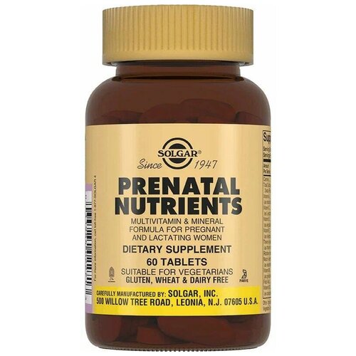  Solgar Prenatal Nutrients ., 150 , 60 .   -     , -, 