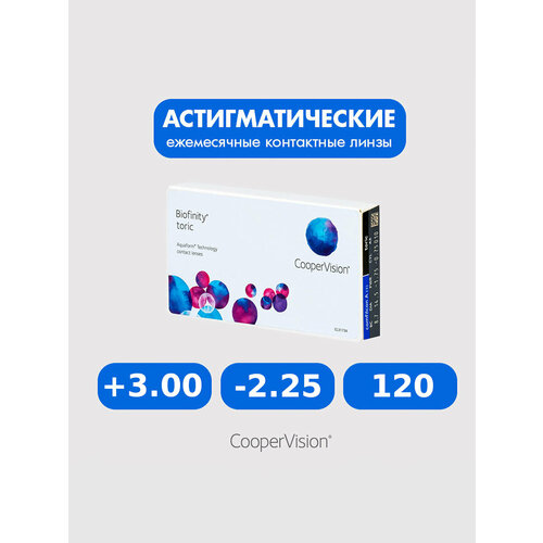 ���� Biofinity Toric (3 �����) +3.00 -2.25 120 ����� ���������� ������ �������� ������, ������ �� 4873 ���