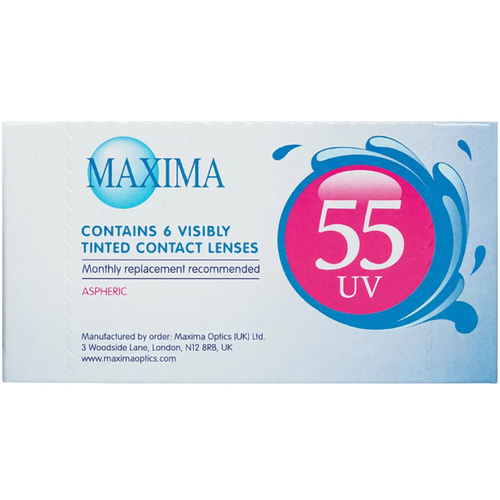 ���� ���������� ����� Maxima 55 UV, 6 ��., R 8,6, D -0,75, ������ �� 2145 ���