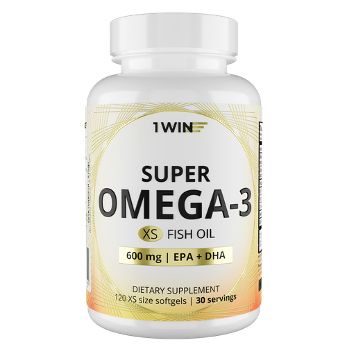   3    600 , 1WIN Super Omega-3 XS, 120    -     , -, 