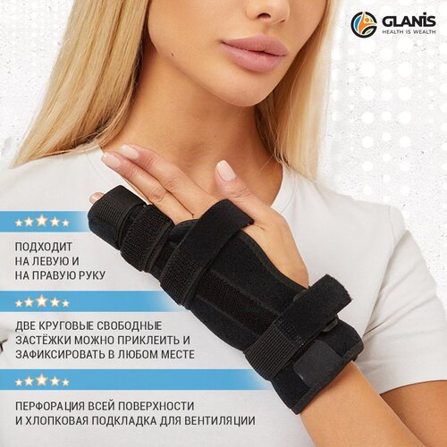        Glanis Finger FixS, ,  M   -     , -, 