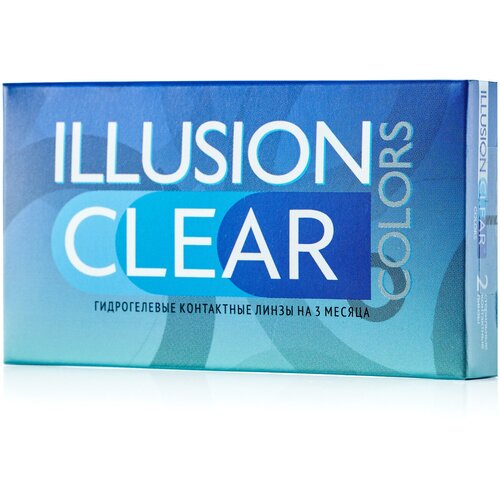 ���� ���������� ����� ILLUSION Colors Clear, 2 ��., R 8,6, D -1, ������ �� 585 ���