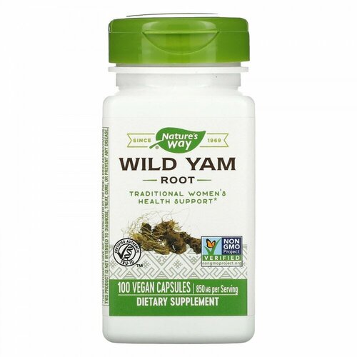 ���� Nature s Way, Wild Yam Root, 425 mg, 100 Vegan Capsules, ������ �� 2204 ���
