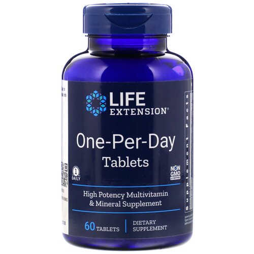   Life Extension One-Per-Day Multivitamin, 200 , 60 ., 2 .   -     , -, 