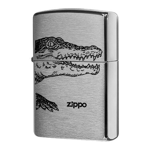     ZIPPO 200 Alligator   Brushed Chrome - ,   4070 