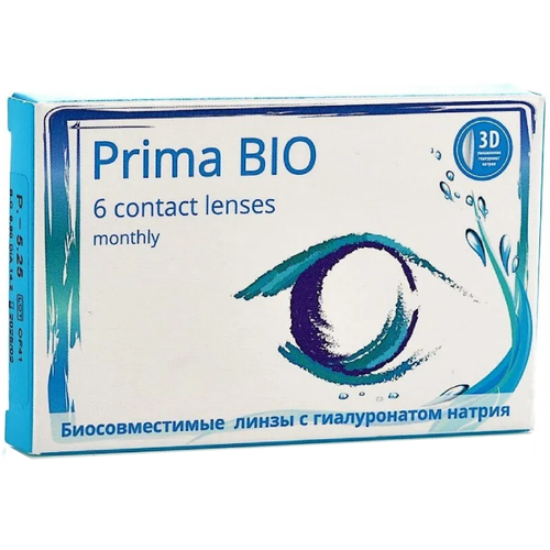 ���� ���������� ����� OKVision PRIMA BIO, 6 ��., R 8,8, D -6, ����������, 1 ��., ������ �� 1242 ���