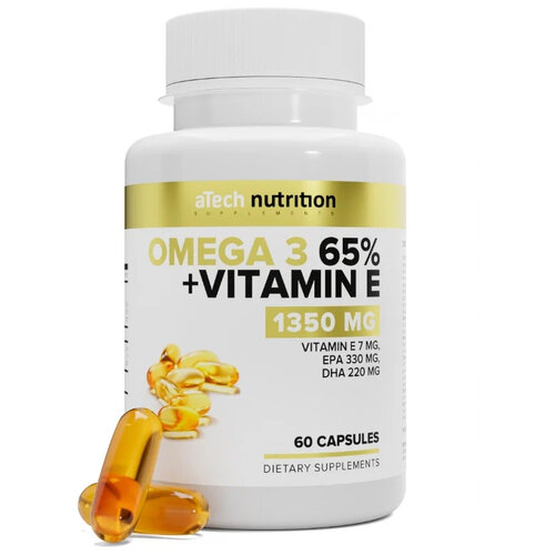 ���� Omega 3 65% + Vitamin E, 1.35 �, 60 ��., ������ �� 506 ���