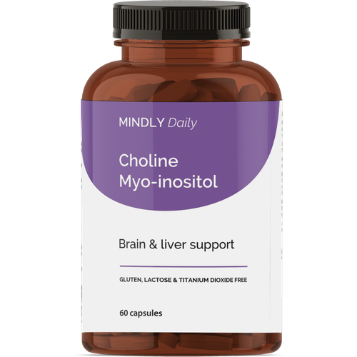 ���� MINDLY Daily �����+���-�������� 250��+250��/Choline Myo-inositol ������� ������ 838 �� 60 ��, ������ �� 1236 ���