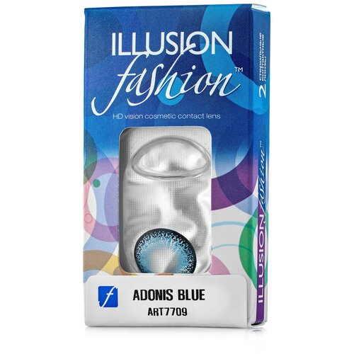    ILLUSION Fashion Adonis, 2 ., R 8,6, D -2,5, blue   -     , -, 