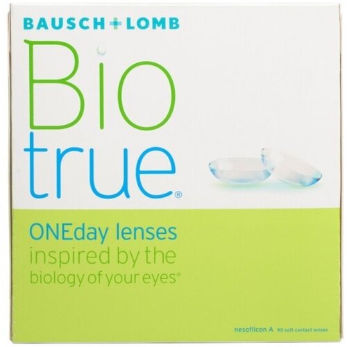 ���� ���������� ����� Bausch & Lomb Biotrue ONEday, 90 ��., R 8,6, D -3, 1 ��., ������ �� 3314 ���