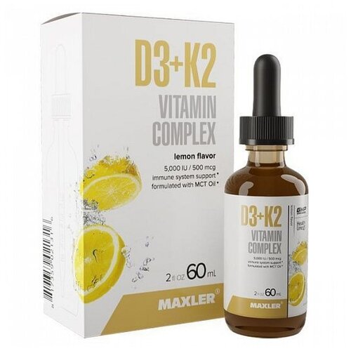  MAXLER D3+K2 Vitamin Complex ., 60 , 120 ,    -     , -, 