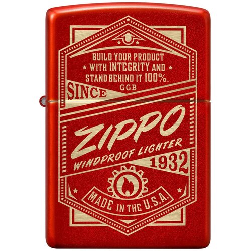 ���� ������������ ���������� ��������� ZIPPO Classic 48620 � ��������� Metallic Red - ZIPPO, ������ �� 6570 ���