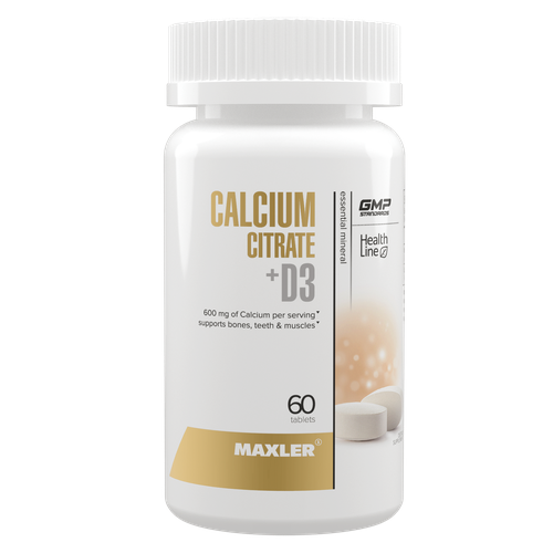  Maxler Calcium Citrate + Vitamin D3, (  +  3) 60    -     , -, 