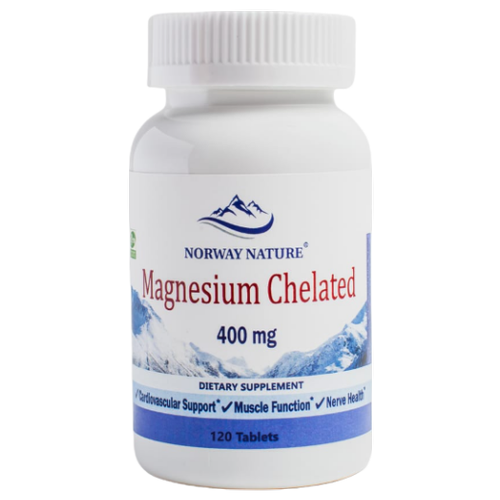 ���� �������� Norway Nature Magnesium Chelated, 400 ��, 120 ��., ������ �� 2800 ���