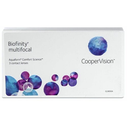 ���� ���������� ����� CooperVision Biofinity Multifocal, 3 ��., R 8,6, D -0,5, ADD: +1.00 D, 1 ��., ������ �� 2390 ���