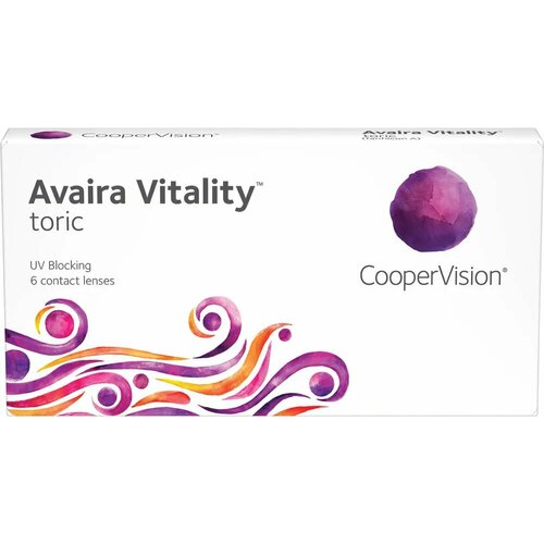 ���� ���������� ����� CooperVision Avaira Vitality toric., R 8,5, D +8,�CYL:�-1,25,�A�:�130, ����������, 1 ��., ������ �� 2390 ���