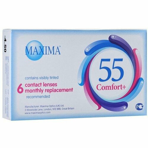���� ���������� ����� Maxima 55 Comfort Plus, 6 ��., R 8,6, D -1, ����������, 1 ��., ������ �� 1598 ���
