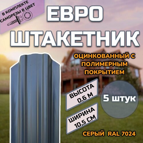 ���� ��������� ������������� �������� (������, ����������) 5 ����(������ � ���������)������������� �����, ���� RAL 7024 �����, ������ 0.6 �, ������ ������ 105��)�����, ������ �� 2900 ���