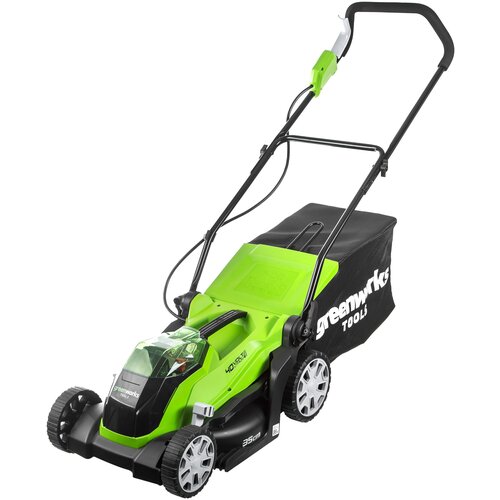 ���� �������������� ������������� Greenworks G40LM35 (��� ��� � ��), 4����, ��� ���, 35 ��, ������ �� 17990 ���