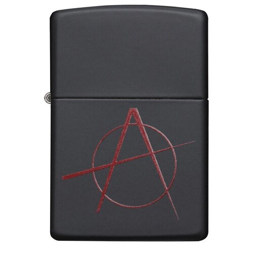     ZIPPO 20842 Anarchy Symbol   Black Matte -     -     , -, 