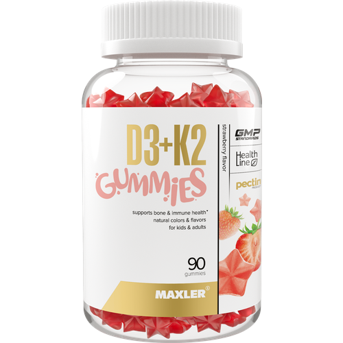 ���� Maxler D3+K2 Gummies, 200 �, 90 ��., ��������, ������ �� 1400 ���