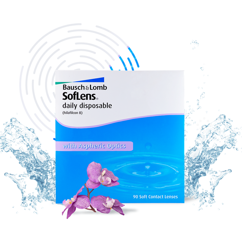    Bausch & Lomb Soflens Daily Disposable, 90 ., R 8,6, D -6   -     , -, 