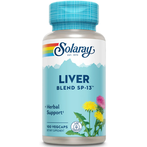  Solaray Liver Blend SP-13 (milk Thistle Dandelion with Cell Salt Nutrients) 100   (Solaray)   -     , -, 