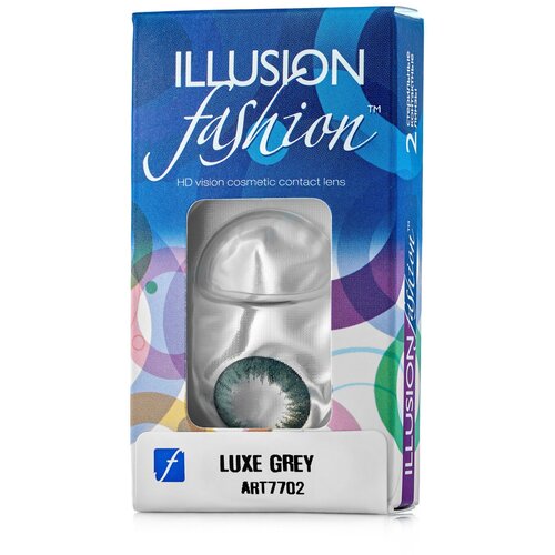    ILLUSION Fashion Luxe, 2 ., R 8,6, D -0,5, grey   -     , -, 