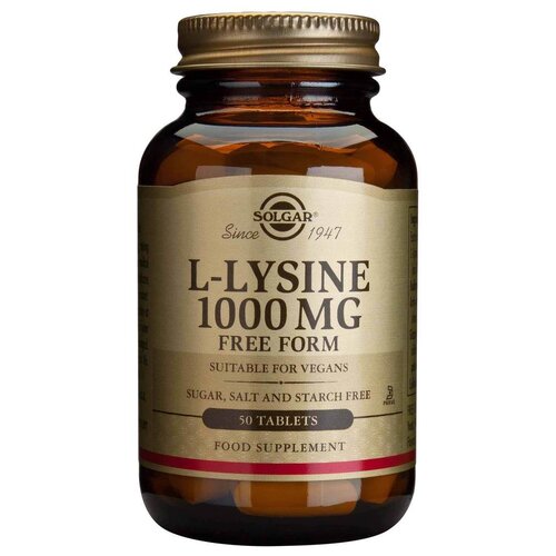 ���� Solgar L-Lysine ���., 1000 ��, 65 �, 50 ��., ������ �� 1330 ���