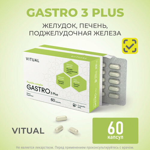     3  (  ) Gastro 3 Plus Khavinson Peptides, 60 ,   10400 