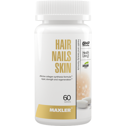 ���� ���������� �������� ��� ������� �����, ���� � ������ Maxler Hair Nails Skin - 60 ��������, ������ �� 799 ���