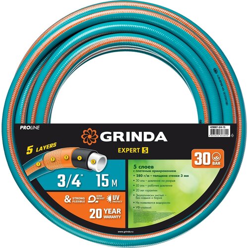 ���� ���������� ����� GRINDA PROLine EXPERT 5 3/4? 15 � 30 ��� ����������� ������������ 429007-3/4-15, ������ �� 1740 ���
