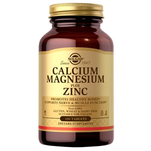 ���� Solgar Calcium Magnesium Plus Zinc ���., 100 �, 100 ��., ������ �� 1555 ���