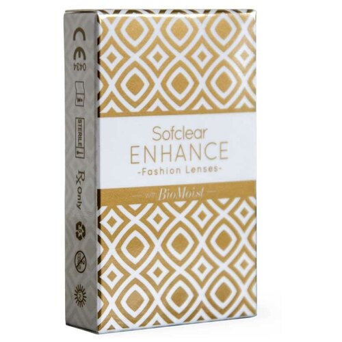    Gelflex Sofclear Enhance, 2 ., R 8,6, D -9, aqua   -     , -, 