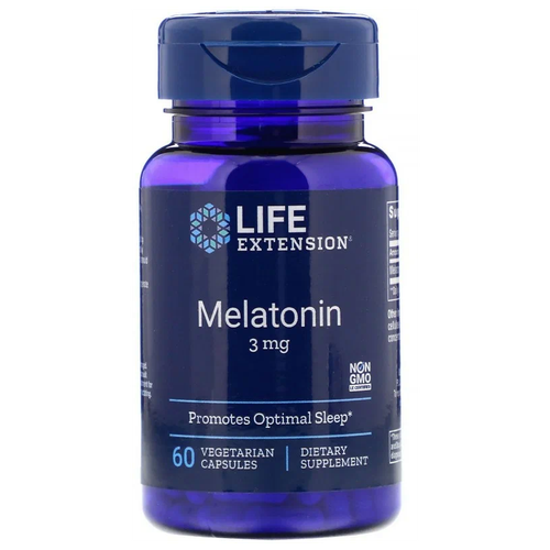 ���� ������� Life Extension Melatonin, 32 �, 3 ��, 60 ��., ������ �� 1273 ���