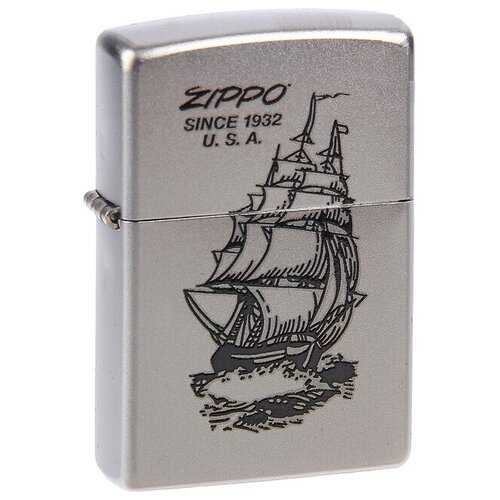 ���� Zippo Classic ��������� ���������� Boat Zippo Satin Chrome 56.7 �, ������ �� 5500 ���