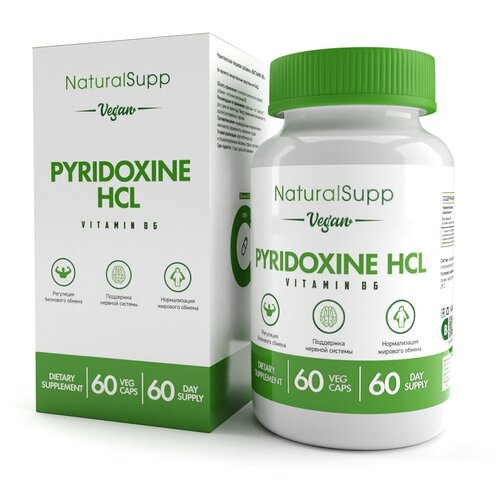   6   NATURALSUPP Vegan Pyridoxine B6 (60 ),   469 
