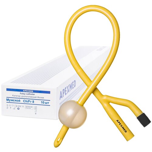 ���� ������� ����� ������������� Apexmed �������, Ch/Fr 8, �����������, 10 ��, ������ �� 1576 ���