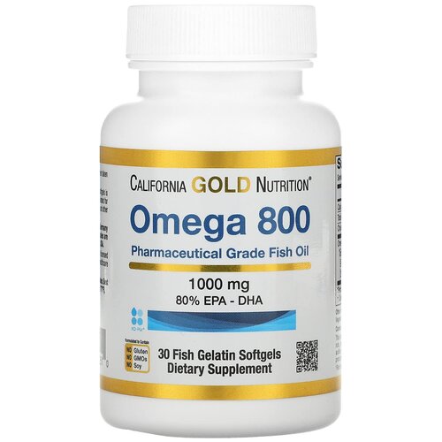  California Gold Nutrition Omega 800 Fish oil ., 230 , 70 , 30 .   -     , -, 