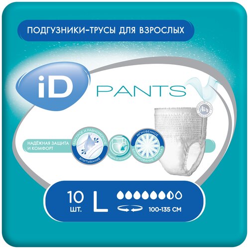 ���� ����� ����������� iD Pants, L, 100 � 140 ��, 6.5 ������, 100-135 ��, 1 ��. �� 10 ��., ������ �� 1040 ���