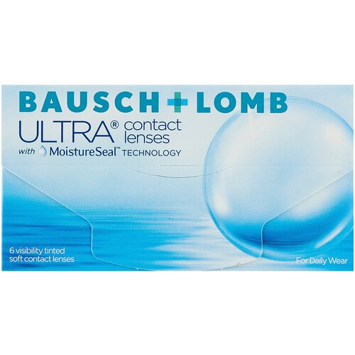 ���� ���������� ����� Bausch & Lomb Ultra, 6 ��., R 8,5, D -8, 1 ��., ������ �� 3012 ���