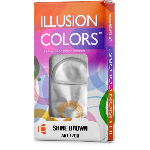    ILLUSION Colors Shine, 2 ., R 8,6, D -1, brown   -     , -, 