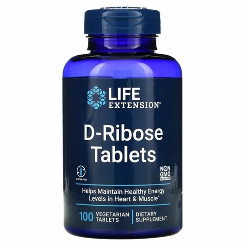  Life Extension D-Ribose Tablets, - 100    -     , -, 