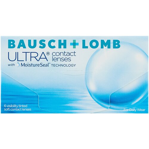 ���� ���������� ����� Bausch & Lomb Ultra, 6 ��., R 8,5, D -9, 1 ��., ������ �� 3004 ���