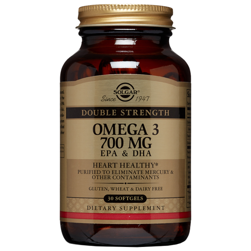 ���� Solgar Double Strength Omega 3 EPA & DHA ����., 700 ��, 300 �, 30 ��., ������ �� 1363 ���