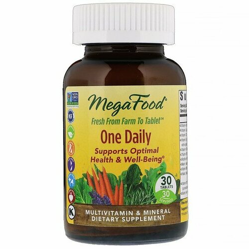  MegaFood One Daily 30 Tablets   -     , -, 