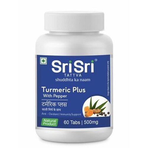 ���� Turmeric Plus With Pepper (�������� ����) ������� � ������ 60 ���. Sri Sri Tattva, ������ �� 390 ���
