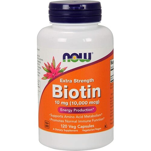  NOW Biotin 10 mg (10.000 mcg) 120  ,   2590 